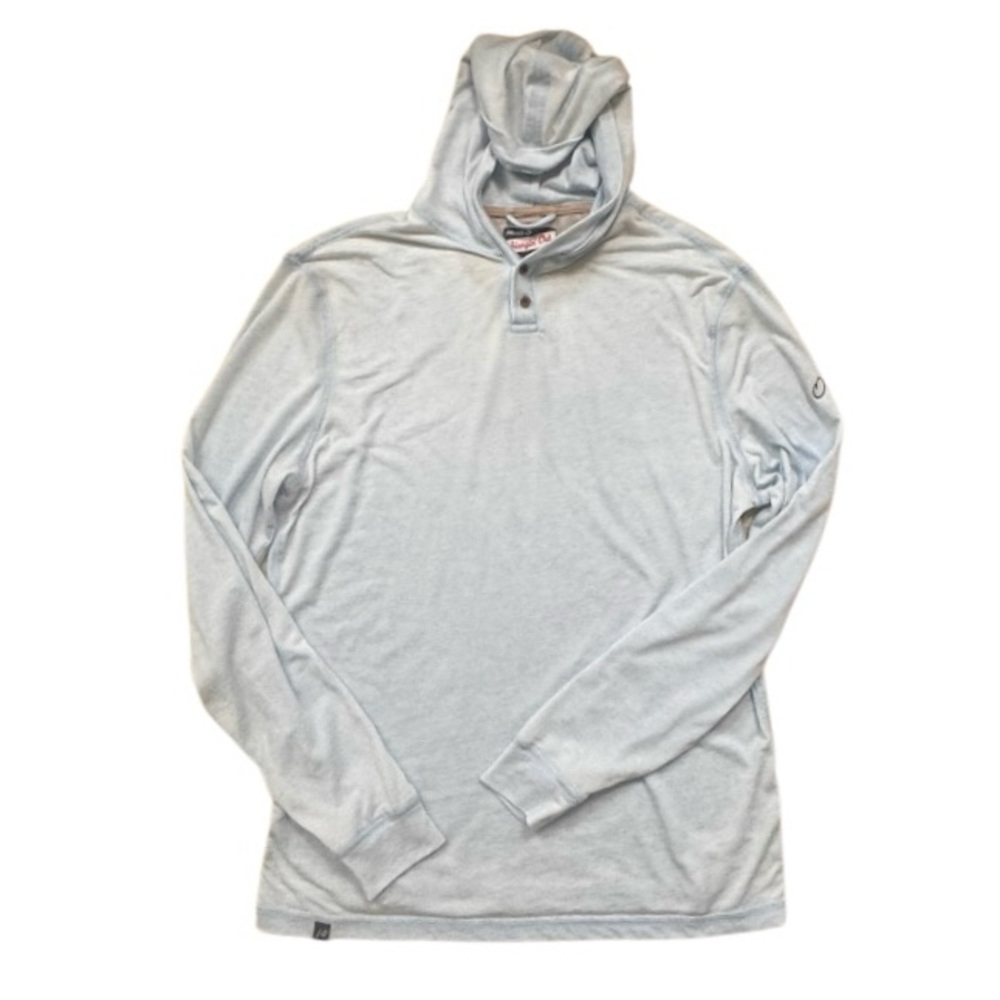 JOHNNIE-O HANGIN’ OUT featherweight long sleeve HOODIE SHIRT MEN’s size small